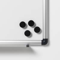 Whiteboard magnets. Black. 4 pcs.