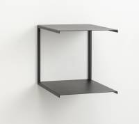 Double shelf, Black metal Double shelf, Black metal