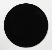 Glass board Ø 80 cm. Black