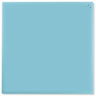 Glass board 100 x 100 cm. Turquise