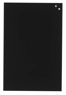 Glass board 40 x 60 cm. Black