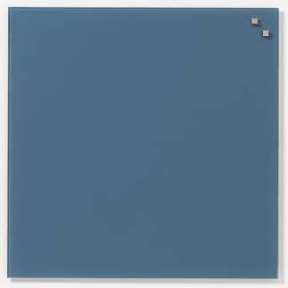 Glass board 45 x 45 cm. Jeans blue