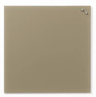 Glass board 45 x 45 cm. Beige