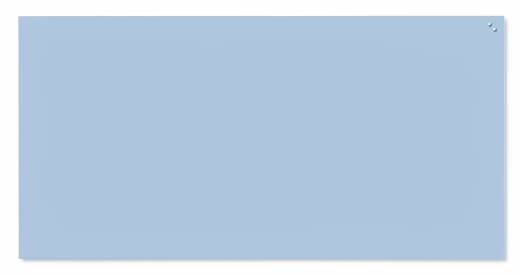 Glass board 200 x 100 cm. Light blue