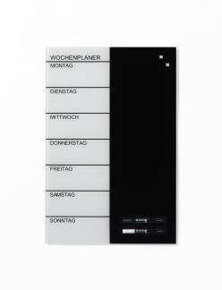 Glass week planner 40 x 60 cm. German