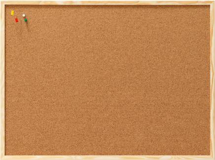 100 x 60 cm. Cork pin board. Wood frame 100 x 60 cm. Cork pin board. Wood frame