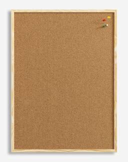 80 x 60 cm. Cork pin board. Wood frame 80 x 60 cm. Cork pin board. Wood frame