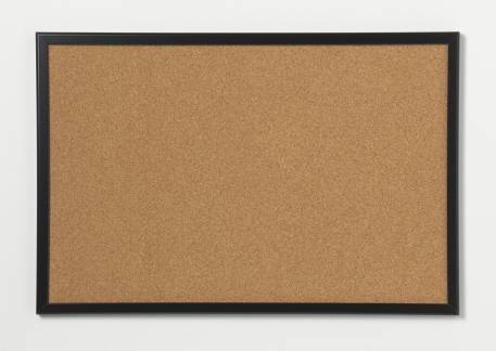 60 x 40 cm. Cork pin board. Black frame 60 x 40 cm. Cork pin board. Black frame