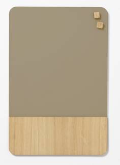 40 x 60 cm. Glass Beige/Oak veneer Magnetic board 40 x 60 cm. Glas beige/Egefiner Magnetisk tavle - NAGA