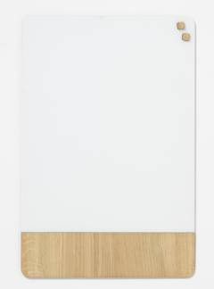 Glass board 60 x 80 cm, White matt glass