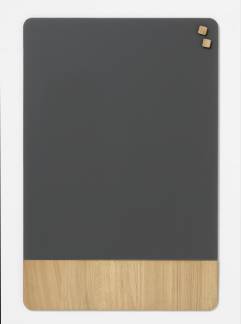 Glass board 60 x 80 cm, Grey matt glass