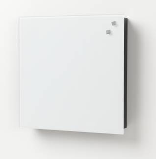 Key cabinet white glass