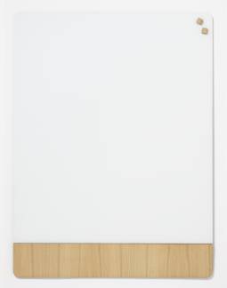 Glass board 90 x 120 cm, White matt