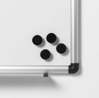 Whiteboard magnets. Black. 4 pcs.