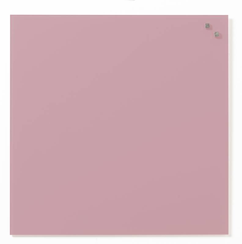 45 x 45 cm. Light Pink Magnetic Glass board 45 x 45 cm. Light Pink Magnetic Glass board