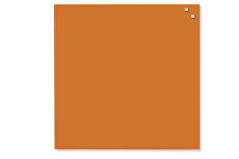 45 x 45 cm. Orange Magnetic Glass board 45 x 45 cm. Orange Magnetic Glass board