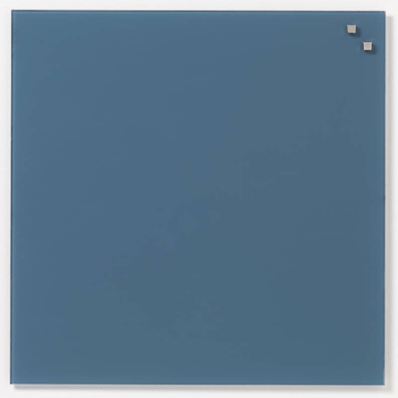 45 x 45 cm. Jeans blue Magnetic Glass board 45 x 45 cm. Jeans blue Magnetic Glass board