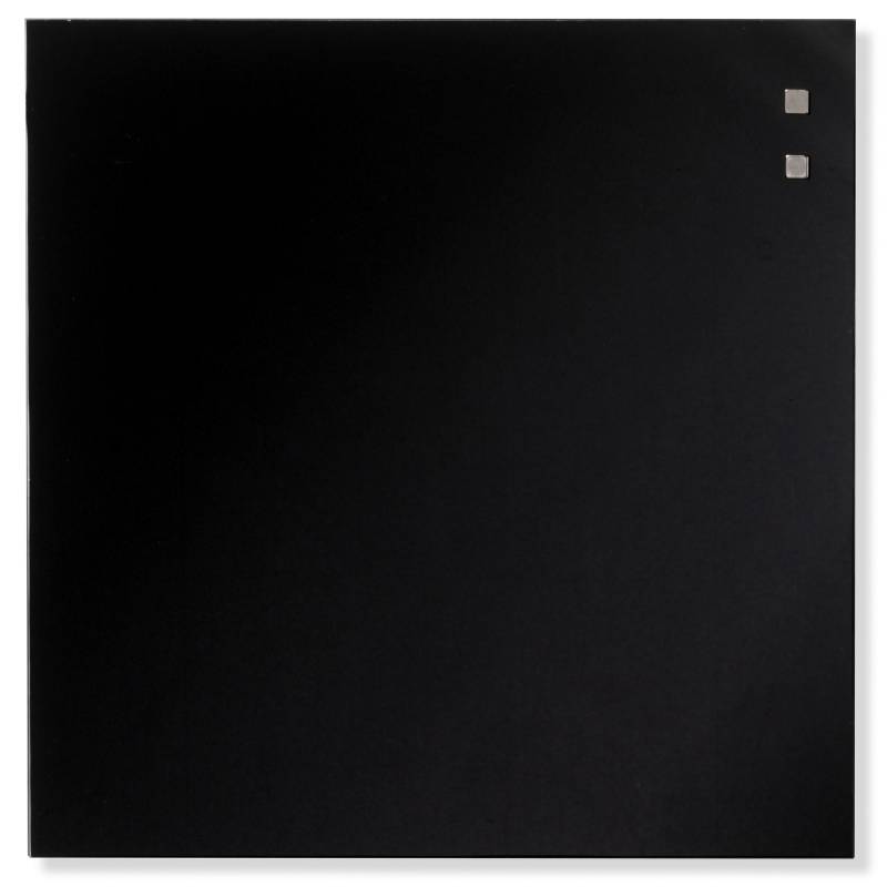 35 x 35 cm. Black Magnetic Glass board 35 x 35 cm. Black Magnetic Glass board