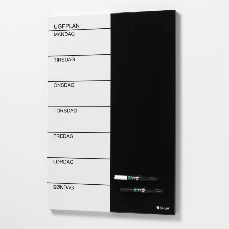 Magnetic Steel week planner 60 x 40 cm. Danish Magnetic Steel week planner 60 x 40 cm. Danish