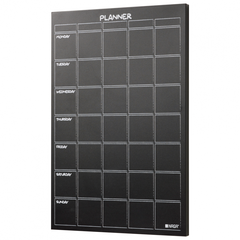 Magnetic chalkboard weekly planner 40 x 60 cm Magnetic chalkboard weekly planner 40 x 60 cm