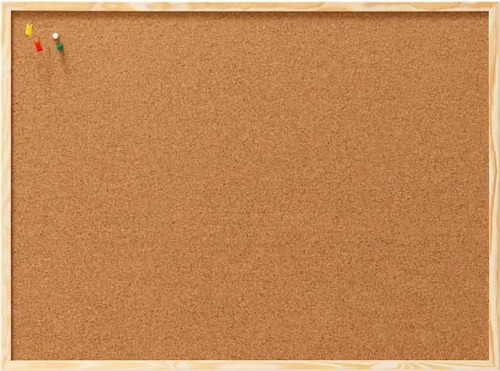 100 x 60 cm. Cork pin board. Wood frame 100 x 60 cm. Cork pin board. Wood frame