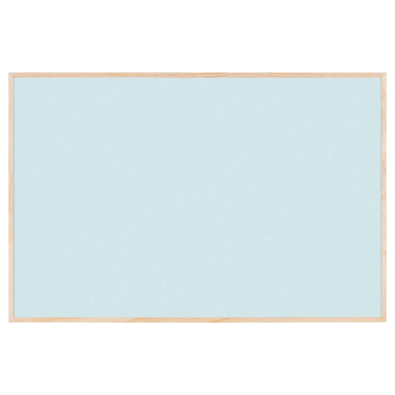 Whiteboard with wooden frame, Light blue, 88.5 x 58.5 cm Whiteboard with wooden frame, Light blue, 88.5 x 58.5 cm