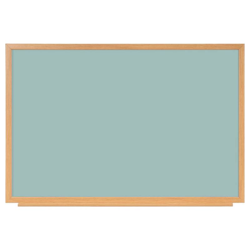 Whiteboard with Oak MDF Frame, Green, 120 x 90 cm Whiteboard with Oak MDF Frame, Green, 120 x 90 cm