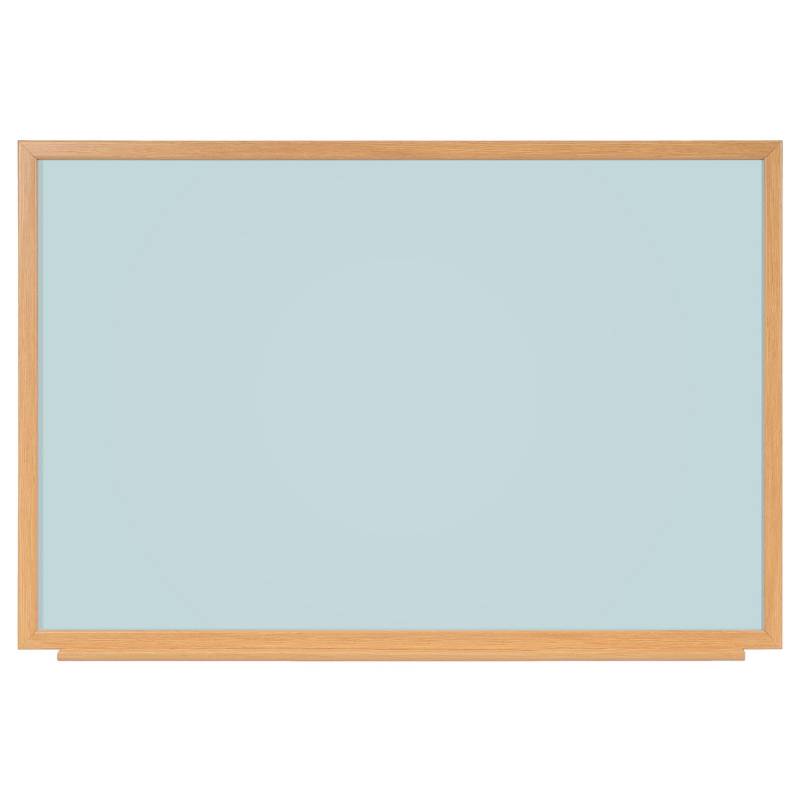 Whiteboard with Oak MDF Frame, Light Blue, 120 x 90 cm Whiteboard with Oak MDF Frame, Light Blue, 120 x 90 cm