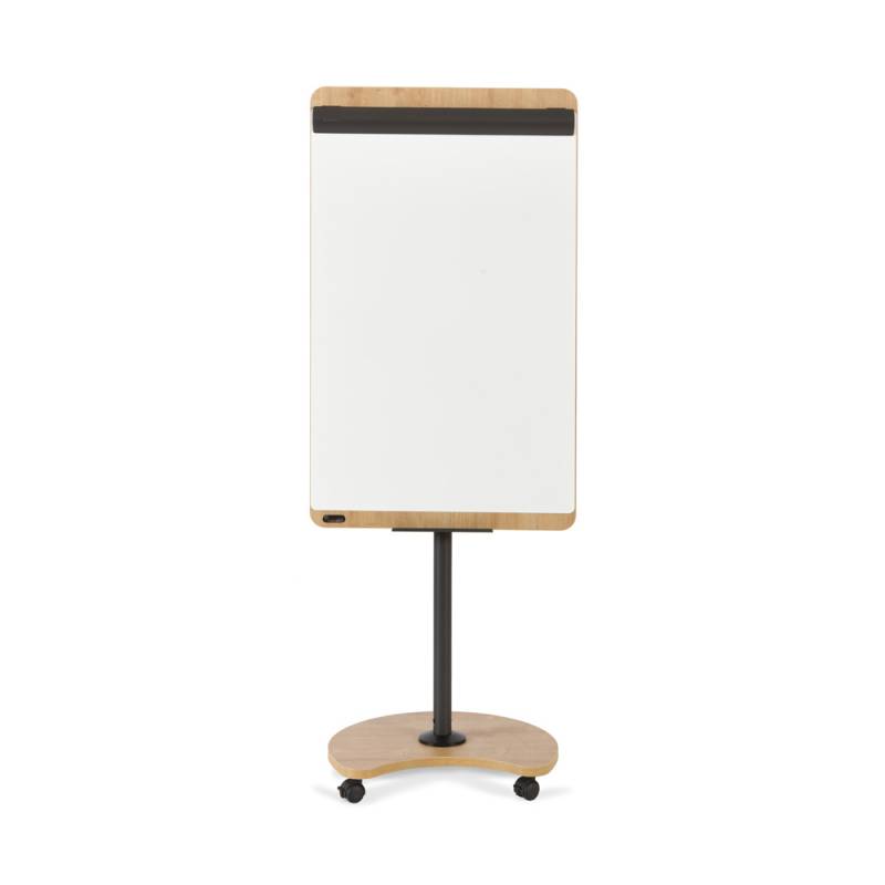 Rocada Natur mobile flipchart whiteboard and table in one Rocada Natur mobile flipchart whiteboard and table in one