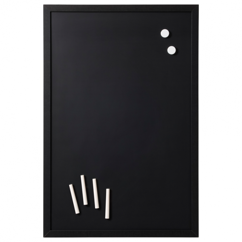 60 x 40 cm. Magnetic chalkboard with black frame 60 x 40 cm. Magnetic chalkboard with black frame