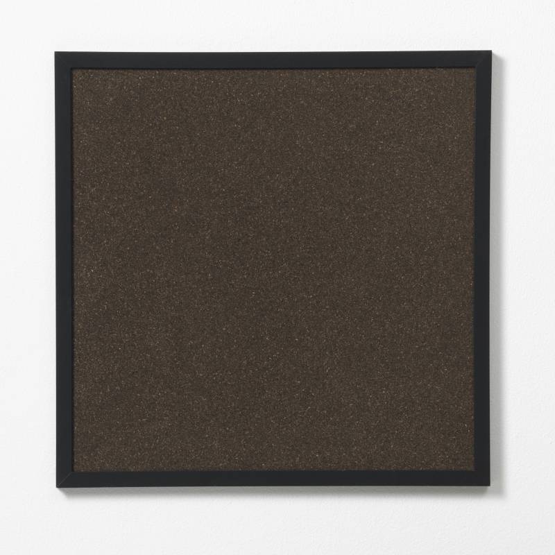 60 x 60 cm. Dark Cork pin board. Black frame 60 x 60 cm. Dark Cork pin board. Black frame