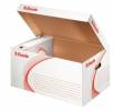 Opbevaringskasse Esselte hvid/rød 560x275x370mm