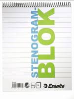 Stenogram- & universalblok Esselte 205x165mm 75blade m/omslag