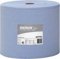 Aftørringspapir Katrin XL3 blå 3-lags 31cmx370m 1rul/kar