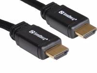 Kabel HDMI 2.0 Sandberg 2m sort 19M-19M 508-98