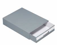 Arkivboks Esselte Multibox Standard grå 260x70x350mm