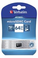 Micro SD card Verbatim 64GB XC 44014 PRO Class 10