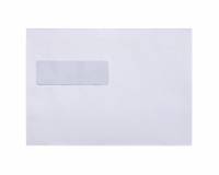 Konvolut hvid m/rude NP C5 90g Mailman Peal&Seal 10085 500stk/pak