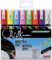 Whiteboard- og Chalkmarker Uni Chalk PWE-5M 8stk 1,8-2,5mm