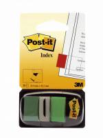 Post-it indexfaner 680-3 grøn 25,4x43,2mm 50stk/pak