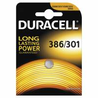 Batteri Duracell 386/301 1,5V Silver Oxide 1stk/pak