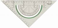Geometritrekant Linex S2622 m/vinkelmåler