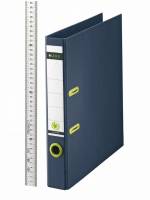 Brevordner Leitz recycle 50mm pap blå 180g mekanisme