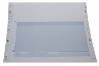 Edb-papir 3-banet m/tryk blå 8,5 x240mm 26020 800stk/pak
