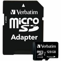 Micro SDXC kort Verbatim 128GB Class 10 m/adapter