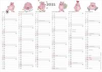 Kontorkalender A4 Humor grise 30x21cm 21 0595 00