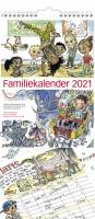 Familiekalender m/illustration 23x50cm 21 0661 00