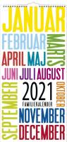 Familiekalender Trendart 22x43cm 21 0661 90