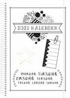 Doodle III kalender A5 uge 14,8x21cm 21 2272 00