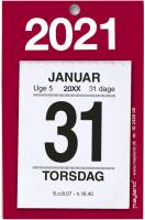 Afrivningskalender lille m/bagsidetekst 5x6cm 21 2420 00